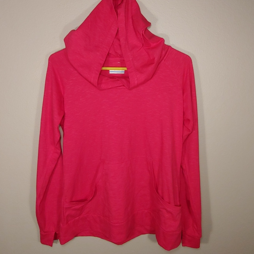 Columbia Sports wear L womens pink hoodie